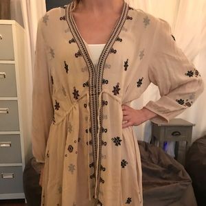 Free People embroidered dress